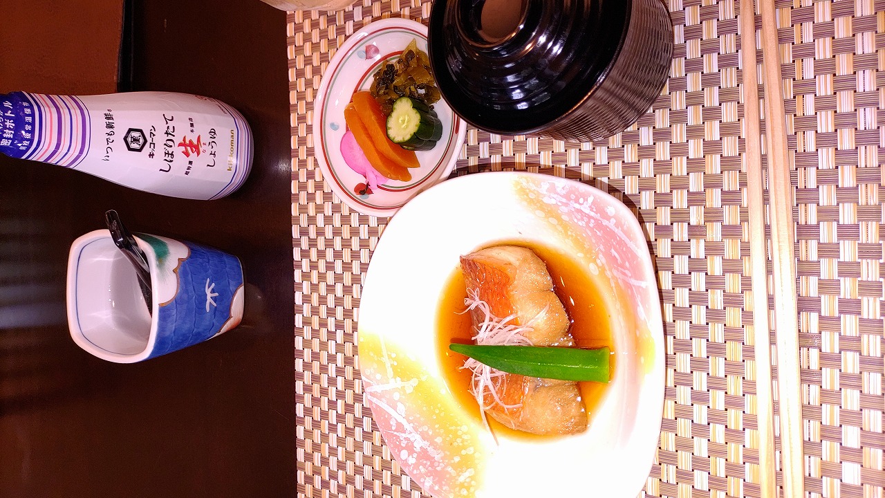 金目の煮つけ
